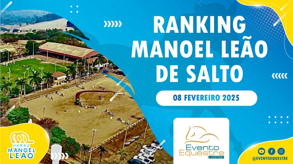 CAPA TRANSMISSÃO AO VIVO HIPISMO SALTO HARAS MANOEL LEAO 08 FEVEREIRO 2025